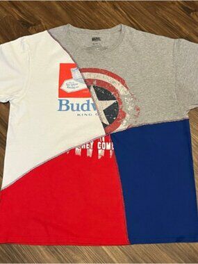 XL quadrant t shirt USA Marvel Budweiser